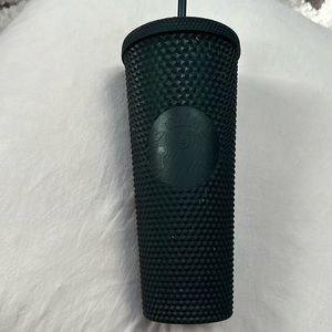 Starbucks Dark Hunter Green Matte Studded
Acrylic Cold Cup 24 oz Venti Tumbler
